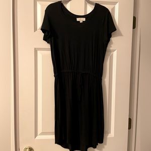 Black t-shirt dress